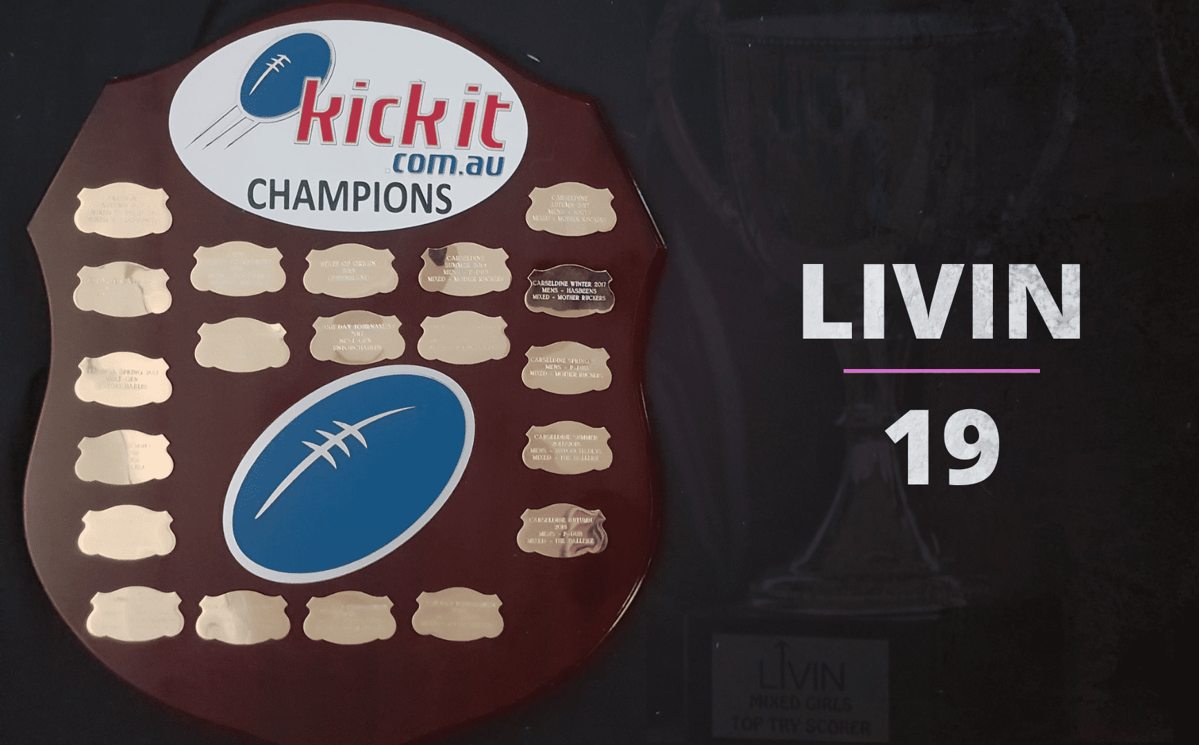 livin charity tournament. Kick It. Brisbane. Taringa. Stafford. Monday. Redcliffe.